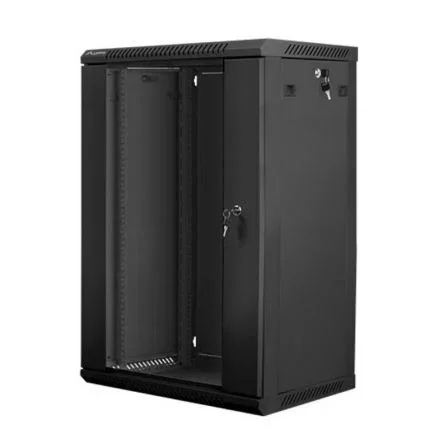 Lanberg WF01-6422-10B Armario Rack de Pared 22U Negro